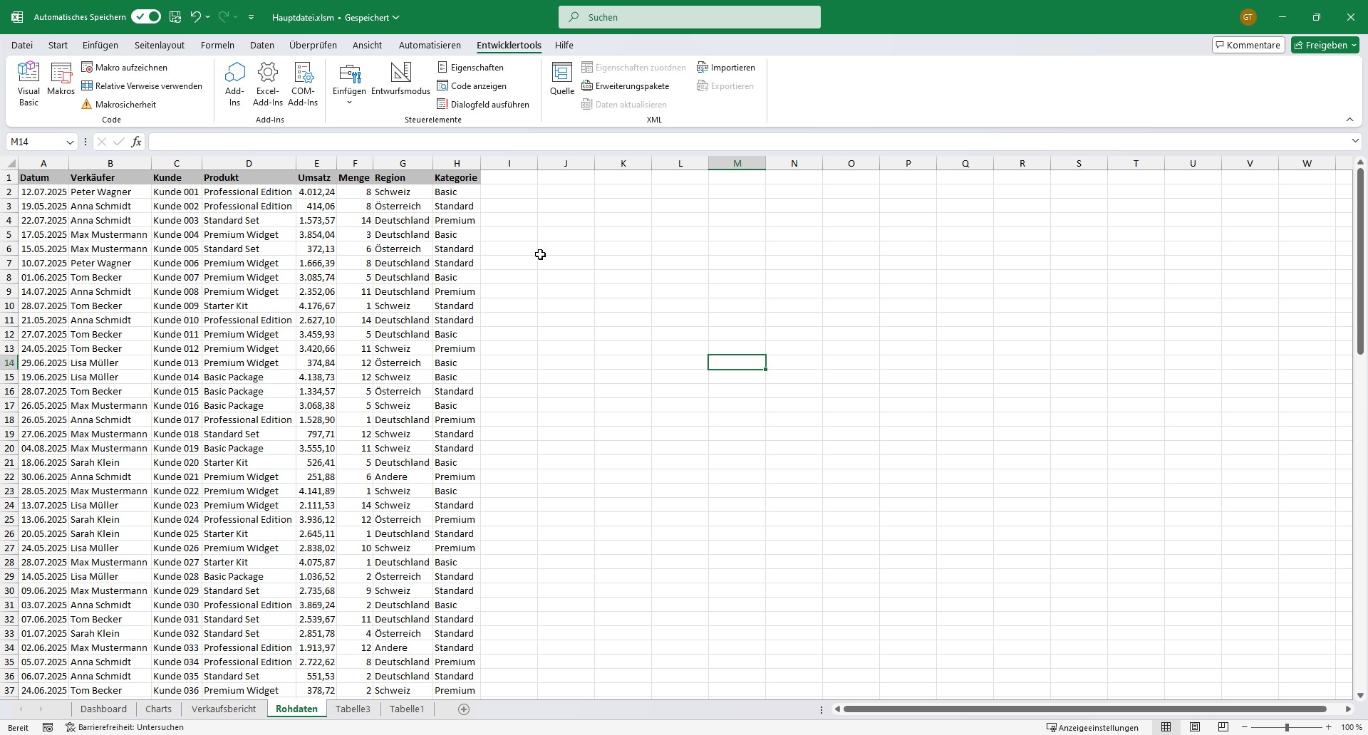 Excel Automatisierung Screenshot 4