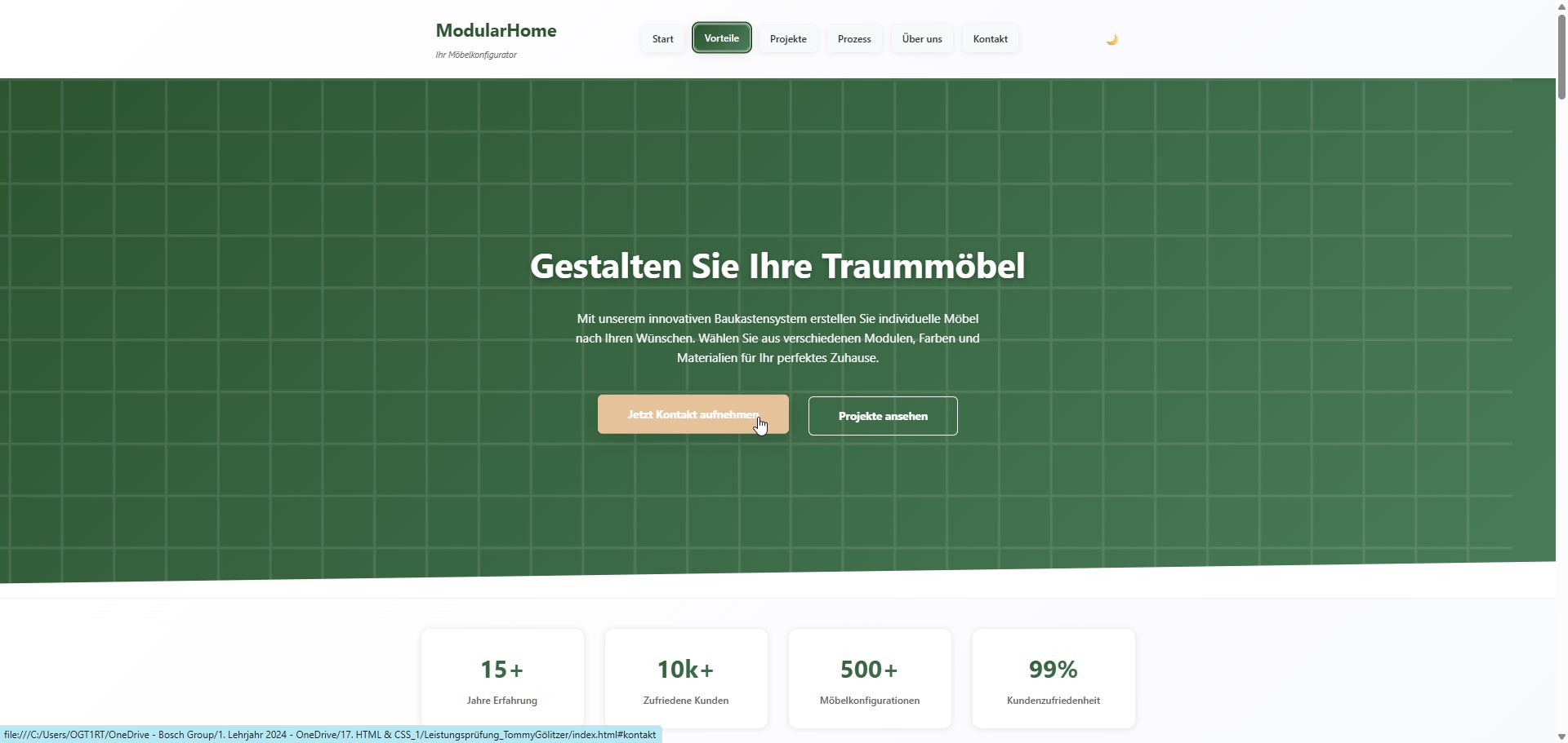 Möbelkonfigurator Screenshot 1