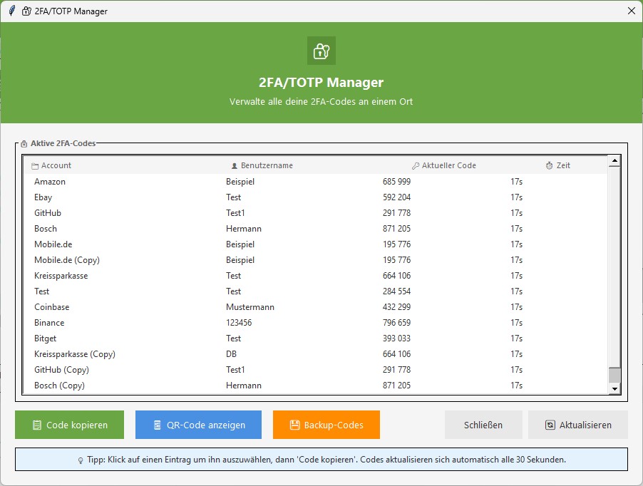 Passwortmanager Screenshot 3